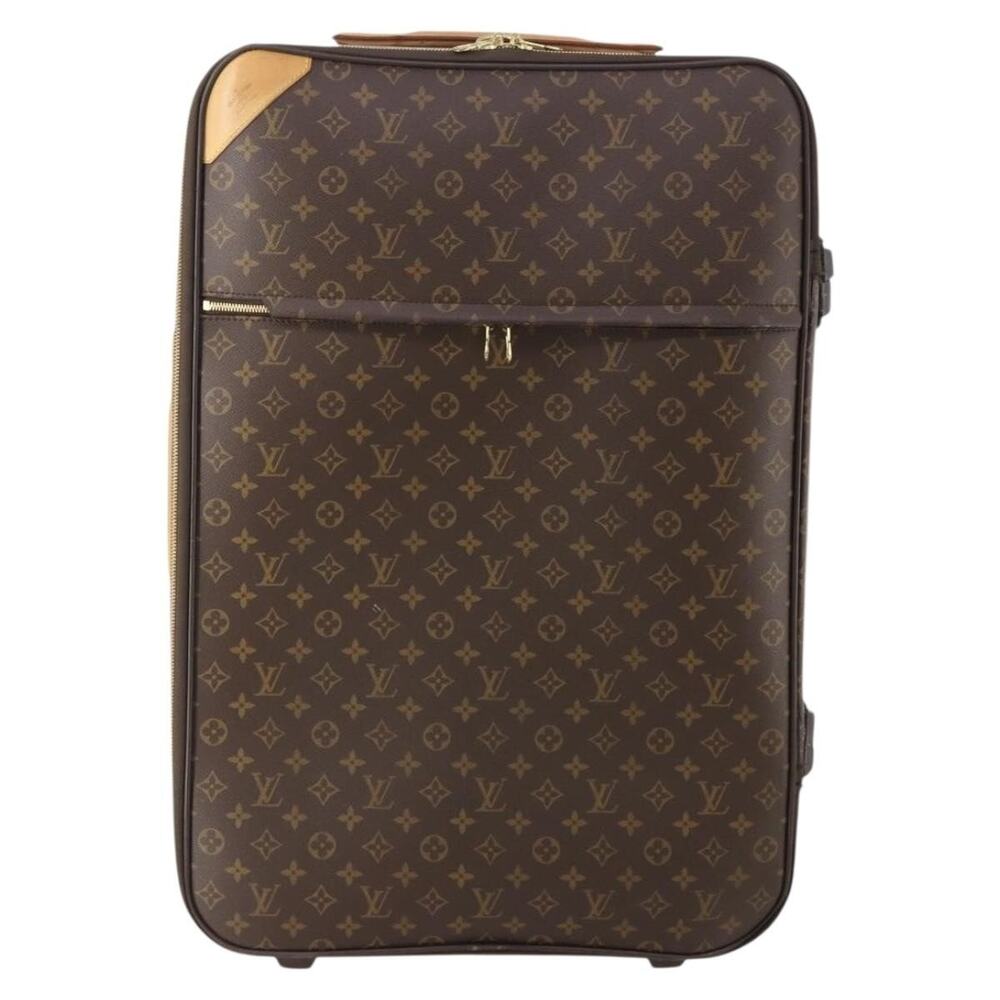 Louis Vuitton Monogram Pegas 65 Suitcase Brown